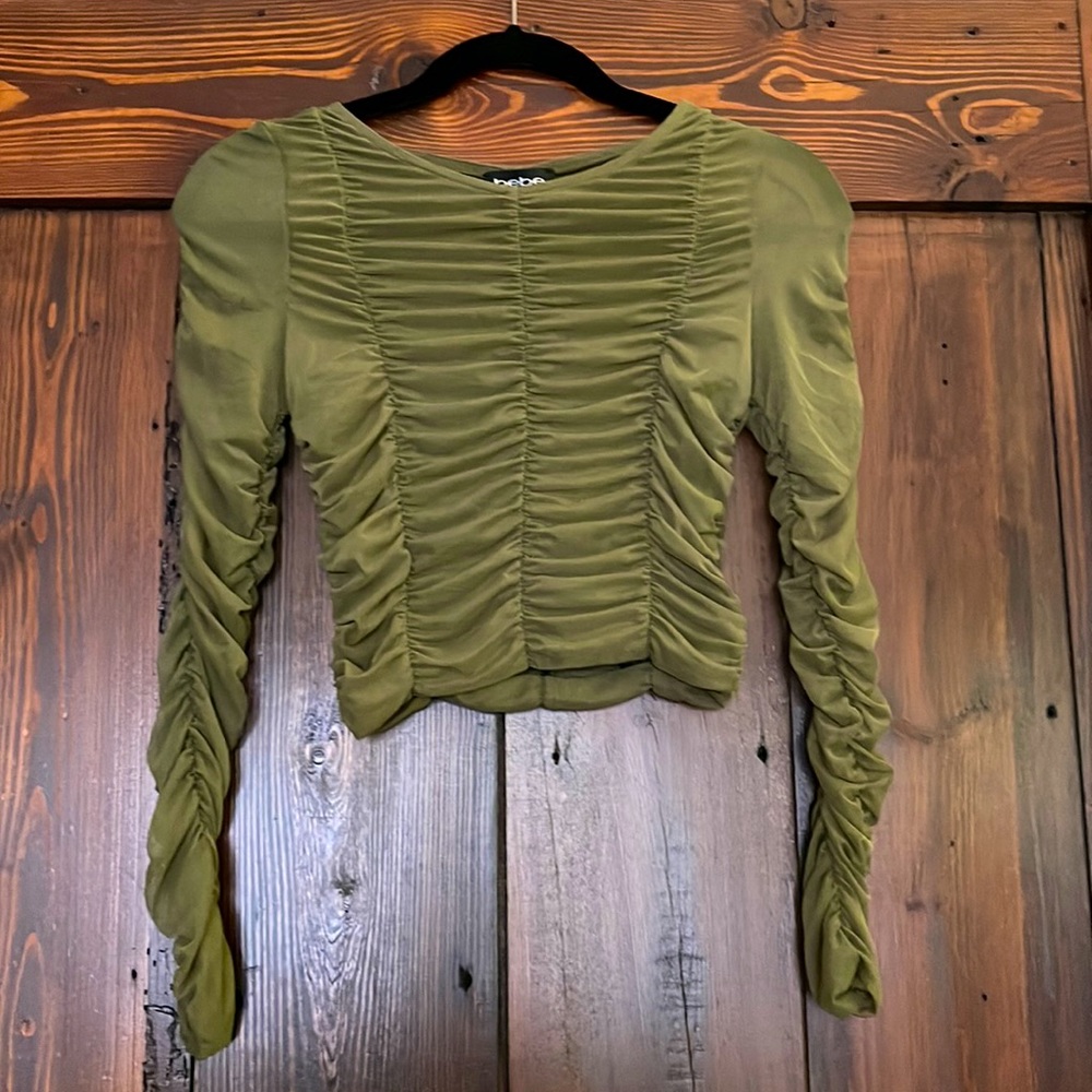 Bebe xxs sheer top